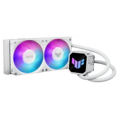 ASUS TUF GAMING LC III 240 ARGB WHT Procesador Sistema de refrigeración líquida todo en uno 12 cm Blanco (Espera 4 dias)
