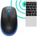 RATON LOGITECH M190 INALAMBRICO NEGRO/AZUL (Espera 4 dias)