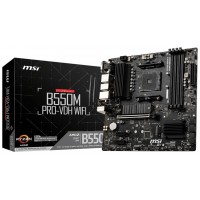 PLACA MSI B550M PRO-VDH WIFI,AMD,AM4,B550,4DDR4,128GB,VGA+HDMI+DP,GBLAN+WIFI+BT4.2,4SATA3+2M.2,5USB3.2,MATX (Espera 4 dias)