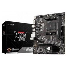 PLACA BASE MSI A520M-A PRO AM4 MATX 2XDDR4