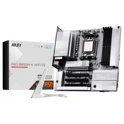 PLACA MSI PRO B850M-A WIFI PZ,AMD,AM5,B850,4DDR5,256GB,1HDMI+1DP,4SATA3+2M.2,5G LAN,6USB3.2,MATX (Espera 4 dias) PLACA MSI PRO B850M-A WIFI PZ,AMD,AM5,B850,4DDR5,256GB,1HDMI+1DP,4SATA3+2M.2,5G LAN,6USB3.2,MATX (Espera 4 dias)