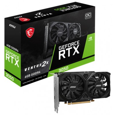 MSI VENTUS GeForce RTX 3050 2X E 6G OC. Familia