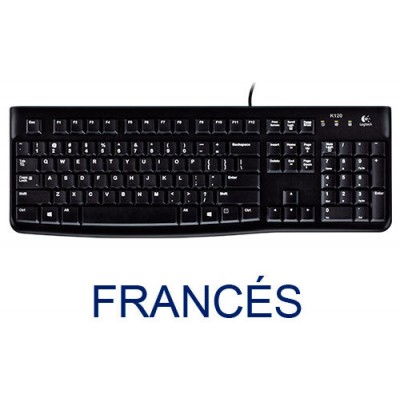 LOGITECH TECLADO K120 USB NEGRO FRANCES - 920-002515