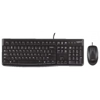 TECLADO Y MOUSE LOGITECH MK120 FRANCES CON CABLE USB