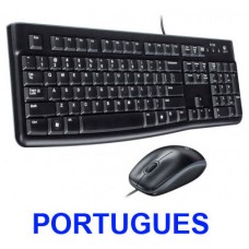 COMBO TECLADO RATON LOGITECH MK120 PORTUGUES LAYOUT NEGRO