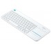 TECLADO LOGITECH WIRELESS K400 WHITE PLUS TOUCH PAD US