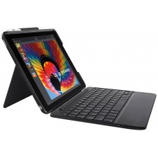 LOGITECH FUNDA CON TECLADO SLIM Gris para iPad 24.6 cm (9.7")