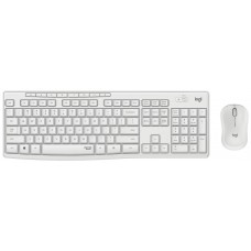 TECLADO LOGITECH MK295 SILENT WIRELESS COMBO ALEMAN WHITE (Espera 4 dias)