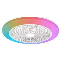 PHILIPS Ventilador techo Amilo LED RGB  20+40W blc