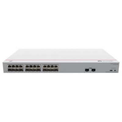 SWITCH HUAWEI S110-24LP2SR (24 10/100/1000 BASE T PORTS. 2GE SFP POE+ 124W AC POWER) (Espera 4 dias)