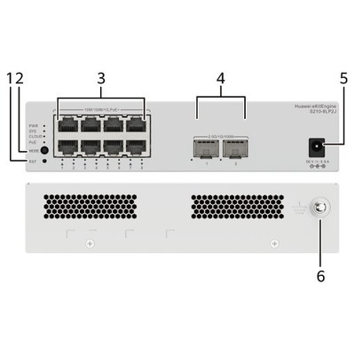 HUAWEI S210-8LP2J (8*10/100/1000BASE-T PORTS (32W POE+), 2*2.5GE SFP PORTS, WITH 1*AC POWER ADAPTER, FANLESS)" (Espera 4 dias) HUAWEI S210-8LP2J (8*10/100/1000BASE-T PORTS (32W POE+), 2*2.5GE SFP PORTS, WITH 1*AC POWER ADAPTER, FANLESS)" (Espera 4 dias)