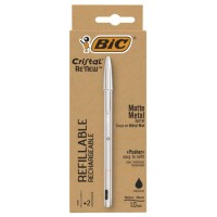 BOLÍGRAFO RENEW CUERPO METAL TINTA NEGRA BIC 997201 (Espera 4 dias)