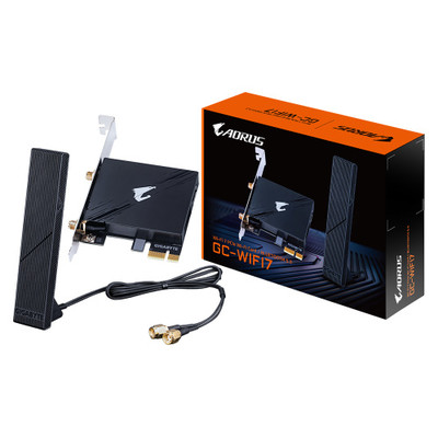 GIGABYTE GC-WIFI7 adaptador y tarjeta de red Interno WLAN / Bluetooth 5800 Mbit/s (Espera 4 dias) GIGABYTE GC-WIFI7 adaptador y tarjeta de red Interno WLAN / Bluetooth 5800 Mbit/s (Espera 4 dias)