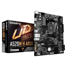 GIGABYTE A520M H ARGB Placa Base – Compatible con CPUs AMD Ryzen Serie 5000, hasta 5100 MHz DDR4 (OC), M.2 PCIe 3.0 x4, LAN 1 GbE, USB 3.2 Gen 1 (Espera 4 dias) GIGABYTE A520M H ARGB Placa Base – Compatible con CPUs AMD Ryzen Serie 5000, hasta 5100 MHz DDR4 (OC), M.2 PCIe 3.0 x4, LAN 1 GbE, USB 3.2 Gen 1 (Espera 4 dias)