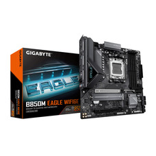 GIGABYTE B850M EAGLE WIFI6E Placa Base - Procesadores AMD Ryzen Serie 9000, VRM digital de 8+2+2 fases, hasta 8200MHz DDR5 (OC), 1xPCIe 5.0 + 1xPCIe 4.0 M.2, Wi-Fi 6E, LAN 2.5GbE, USB 3.2 Gen 2 (Espera 4 dias) GIGABYTE B850M EAGLE WIFI6E Placa Base - Procesadores AMD Ryzen Serie 9000, VRM digital de 8+2+2 fases, hasta 8200MHz DDR5 (OC), 1xPCIe 5.0 + 1xPCIe 4.0 M.2, Wi-Fi 6E, LAN 2.5GbE, USB 3.2 Gen 2 (Espera 4 dias)
