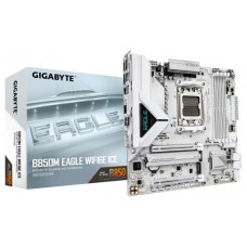 PLACA GIGABYTE B850M EAGLE WIFI6E ICE (BLANCO),AMD,AM5,B850,4DDR5,256GB,1HDMI+1DP,4SATA3+3M.2,GBELAN+WIFI6E+BT5.3,4USB3.2,MATX (Espera 4 dias)