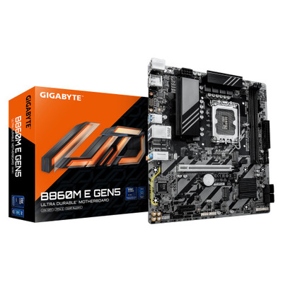 PLACA GIGABYTE B860M E GEN5,INTEL,1851,B860,2DDR5,128GB,1HDMI+1DP,4SATA+2M.2,GBELAN,4USB3.2,MATX (Espera 4 dias) PLACA GIGABYTE B860M E GEN5,INTEL,1851,B860,2DDR5,128GB,1HDMI+1DP,4SATA+2M.2,GBELAN,4USB3.2,MATX (Espera 4 dias)