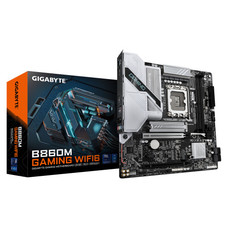 GIGABYTE B860M GAMING WIFI6 Placa Base - Intel Core Ultra Series CPUs, 8+1+2 Phases VRM, hasta 9066MHz DDR5, 1xPCIe 5.0 + 1xPCIe 4.0 M.2, 2.5GbE LAN, WIFI 6, USB 3.2 Gen 1 (Espera 4 dias) GIGABYTE B860M GAMING WIFI6 Placa Base - Intel Core Ultra Series CPUs, 8+1+2 Phases VRM, hasta 9066MHz DDR5, 1xPCIe 5.0 + 1xPCIe 4.0 M.2, 2.5GbE LAN, WIFI 6, USB 3.2 Gen 1 (Espera 4 dias)