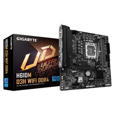 GIGABYTE H610M D3H WIFI DDR4 Placa Base – Compatible con procesadores Intel Core 14ª generación, VRM de 6+1+1 fases, hasta 3200 MHz DDR4, 2xPCIe 3.0 M.2, Wi-Fi 5, LAN 1 GbE, USB 3.2 Gen 1 (Espera 4 dias) GIGABYTE H610M D3H WIFI DDR4 Placa Base – Compatible con procesadores Intel Core 14ª generación, VRM de 6+1+1 fases, hasta 3200 MHz DDR4, 2xPCIe 3.0 M.2, Wi-Fi 5, LAN 1 GbE, USB 3.2 Gen 1 (Espera 4 dias)