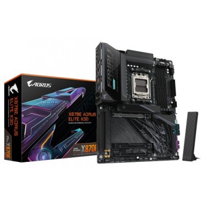 PLACA GIGABYTE X870 AORUS ELITE X,AMD,AM5,X870,4DDR5,256GB,1HDMI+2USB4,2SATA6+2M.2,5GBLAN+WIFI7+BT5.4,10USB3.2,ATX (Espera 4 dias)