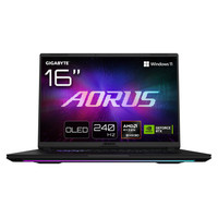 GIGABYTE AORUS MASTER 16 Gaming Laptop - 16.0&ldquo;, 240Hz OLED, AMD Razen 9 9955X3D, NVIDIA RTX 5090 GPU, 32GB DDR5 5600MHz, 1TB SDD, Win 11 Home, 2 Year Warranty, AORUS MASTER 16 6ZJM6ESE64SH (Espera 4 dias)