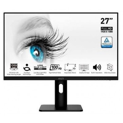 MSI Pro MP273AP pantalla para PC 68,6 cm (27") 1920 x 1080 Pixeles Full HD Negro (Espera 4 dias)