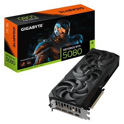 TARJETA GRAFICA GIGABYTE RTX 5080 WINDFORCE OC V2 SFF 16G