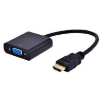 Gembird Adaptador HDMI(M) a VGA(H) + Audio Gembird Adaptador HDMI(M) a VGA(H) + Audio