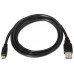 CABLE USB 2.0 TIPO AM-MICRO BM NEGRO 0.8M AISENS