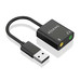 CONVERSOR USB-A A AUDIO 48KHz USB-A-M-2xJACK 3.5 H CONVERSOR USB-A A AUDIO 48KHz USB-A-M-2xJACK 3.5 H