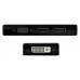 AISENS - CONVERSOR USB-C A DP/DVI/HDMI/VGA, USB-C/M-DP/H-DVI/H-HDMI/H-VGA/H, NEGRO, 15CM