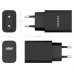 CARGADOR USB 10W ALTA EFICIENCIA 5V2A NEGRO AISENS