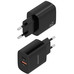 AISENS - CARGADOR GaN 30W, 1xUSB-C PD3.0 QC4.0, 1xUSB-A QC3.0, NEGRO AISENS - CARGADOR GaN 30W, 1xUSB-C PD3.0 QC4.0, 1xUSB-A QC3.0, NEGRO