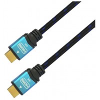 AISENS - CABLE HDMI V2.0 PREMIUM ALTA VELOCIDAD / HEC 4K@60HZ 18GBPS, A/M-A/M, NEGRO/AZUL, 10M