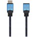AISENS - CABLE HDMI V2.0 PROLONGADOR PREMIUM ALTA VELOCIDAD / HEC 4K@60HZ 18GBPS, A/M-A/H, NEGRO/AZU