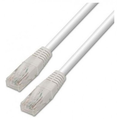 CABLE RED LATIGUILLO RJ45 CAT.5E UTP AWG24 BLANCO 2.0M