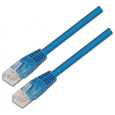 CABLE AISENS DE RED LATIGUILLO RJ45 CAT.6 UTP AWG24 AZUL 0.5M