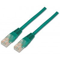 CABLE RED LATIGUILLO RJ45 CAT.6 UTP AWG24 VERDE 1.0M