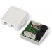 ROSETA DE SUPERFICIE RJ45 CAT.6 UTP 2 TOMAS BLANCO
