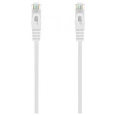 AISENS - CABLE DE RED LATIGUILLO RJ45 LSZH CAT.6A 500 MHZ UTP AWG24, BLANCO, 30CM