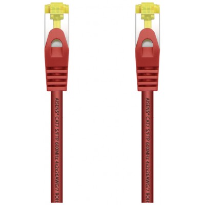 CABLE RED LATIGUILLO RJ45 LSZH CAT.7 SFTP AWG26 ROJO