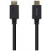 AISENS - CABLE HDMI V2.1 ULTRA ALTA VELOCIDAD / HEC CERTIFICADO 8K@60HZ 48GBPS, A/M-A/M, NEGRO, 1.0M