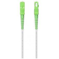 AISENS Cable fibra optica latiguillo 120 M G657A2 3.0 9/125 SMF simplex CPR Dca LSZH, SC/APC-SC/APC,