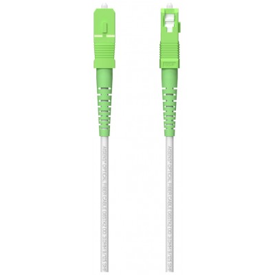 AISENS Cable fibra optica latiguillo 120 M G657A2 3.0 9/125 SMF simplex CPR Dca LSZH, SC/APC-SC/APC,