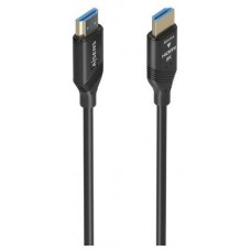 AISENS - CABLE HDMI V2.1 AOC ULTRA ALTA VELOCIDAD / HEC 8K@60HZ 4K@120HZ 4:4:4 48GBPS, A/M-A/M, NEGRO, 20M