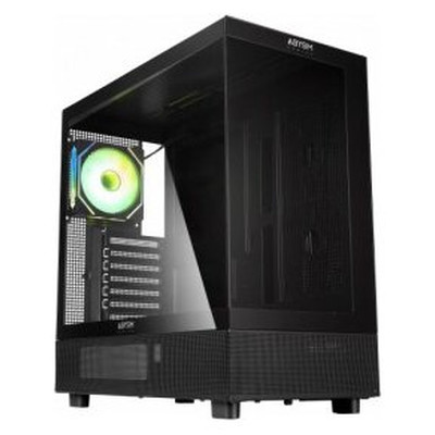 CAJA ATX ABYSM DANUBE SAVA H400 BLACK 2x3.5" CAJA ATX ABYSM DANUBE SAVA H400 BLACK 2x3.5"