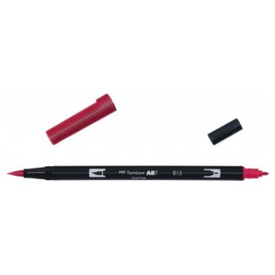 ROTULADOR DOBLE PUNTA PINCEL COLOR CHERRY TOMBOW ABT-815 (MIN6) (Espera 4 dias)