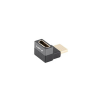 ADAPTADOR 8K LANBERG HDMI(M) A HDMI(H) ANGULO ARRIBA ALUMINIO PLATA ADAPTADOR 8K LANBERG HDMI(M) A HDMI(H) ANGULO ARRIBA ALUMINIO PLATA