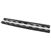 ORGANIZADOR DE CABLES LANBERG VERTICAL PARA RACK 19" 42U 2 UDS NEGRO ORGANIZADOR DE CABLES LANBERG VERTICAL PARA RACK 19" 42U 2 UDS NEGRO