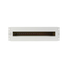 PANEL LANBERG DISTRIBUIDRO DE TENSION 19" 3U CON RAIL DIN TS-35 GRIS PANEL LANBERG DISTRIBUIDRO DE TENSION 19" 3U CON RAIL DIN TS-35 GRIS
